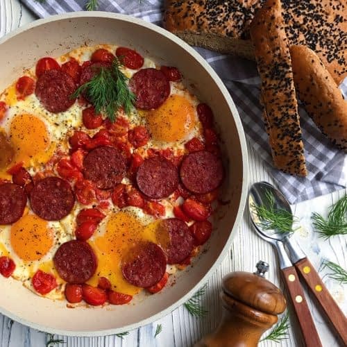 سوسیس تخم مرغ