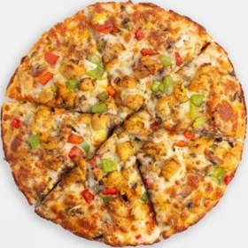 پیتزا مرغ و قارچ