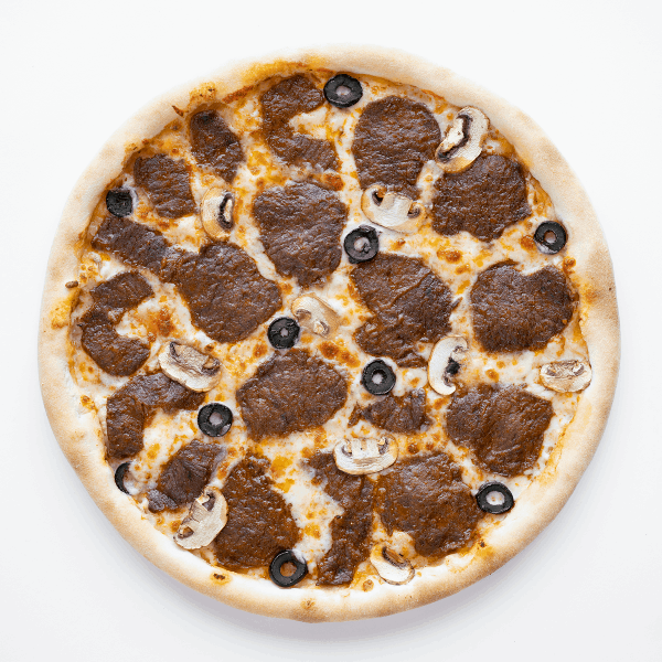 پیتزا سیر و استیک